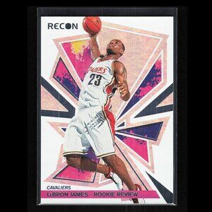LeBron James 2020-21 Panini Recon Rookie Review #8 Cleveland Cavaliers NBA Card